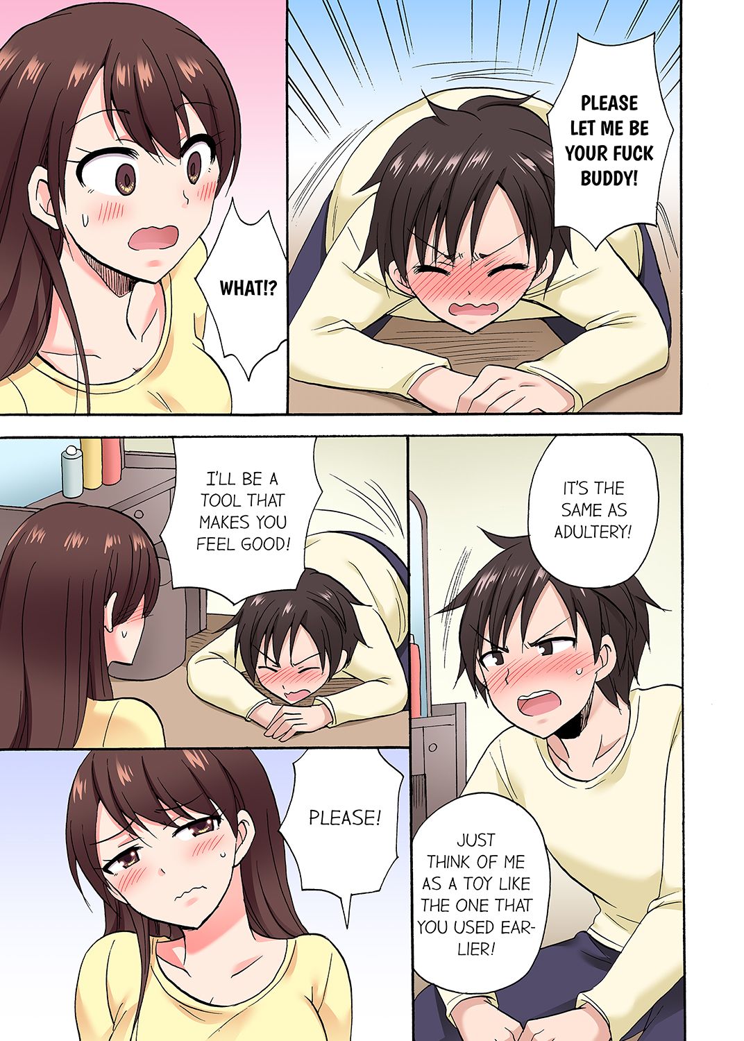 You Said Just the Tip… I Asked My Brother’s Girlfriend to Have Sex With Me Without a Condom!! - Chapter 57 Page 1
