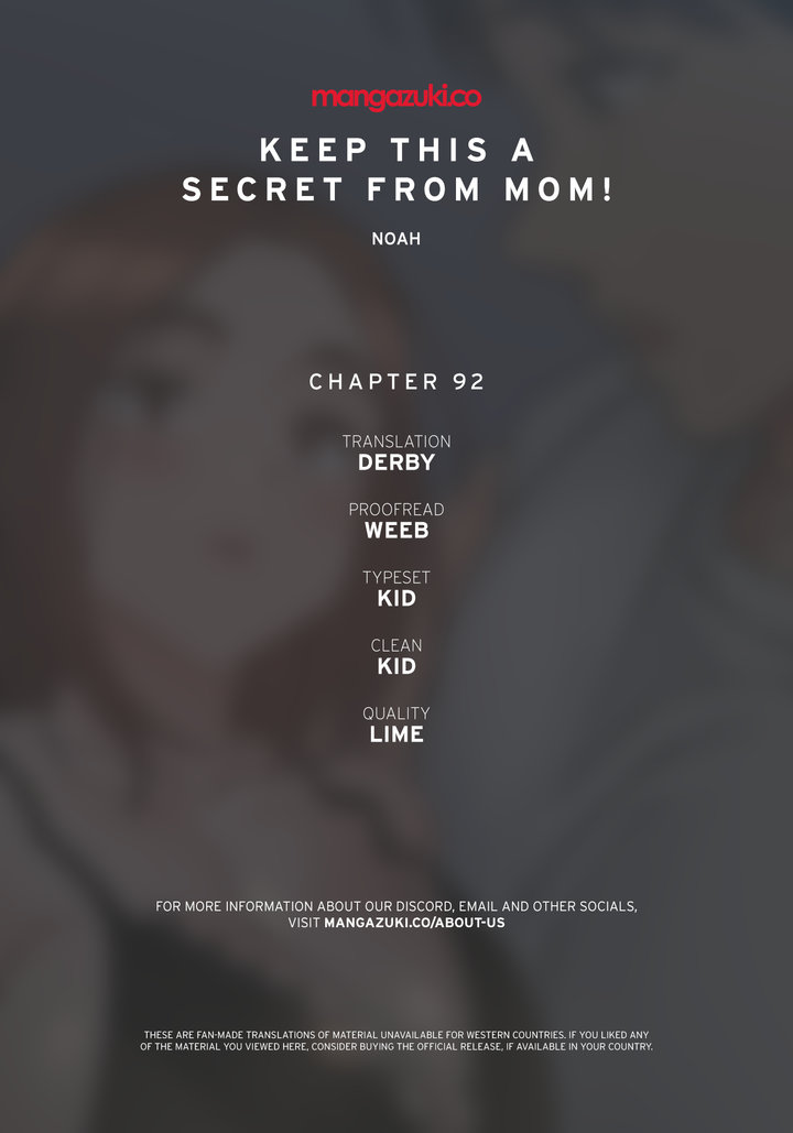 Keep it a secret from your mother! - Chapter 92 Page 1
